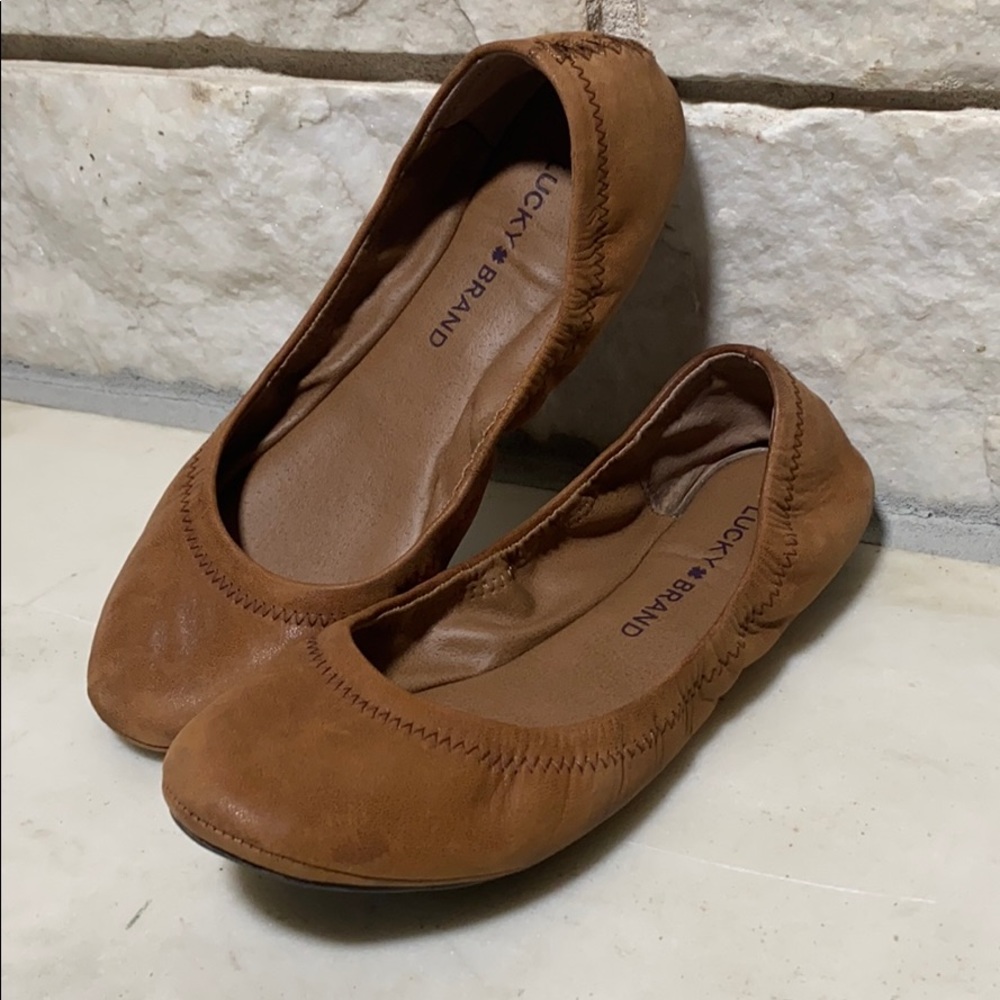 LUCKY BRAND - Leather Ballet Flats